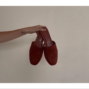 A New Day Burgundy Mules